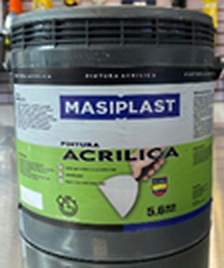 PINTURA ACRILICA MASIPLAST BLANCA GALON